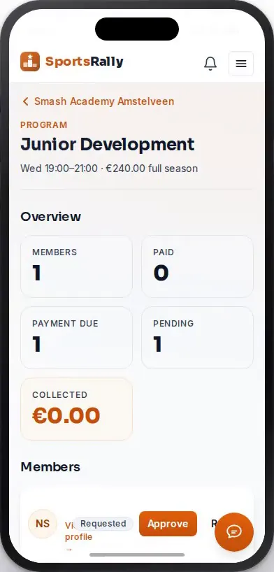 Approve members as they apply